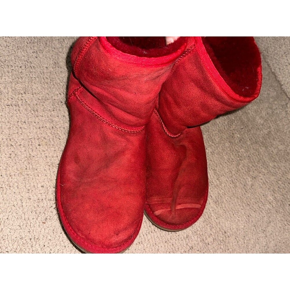 Red Ugg boots